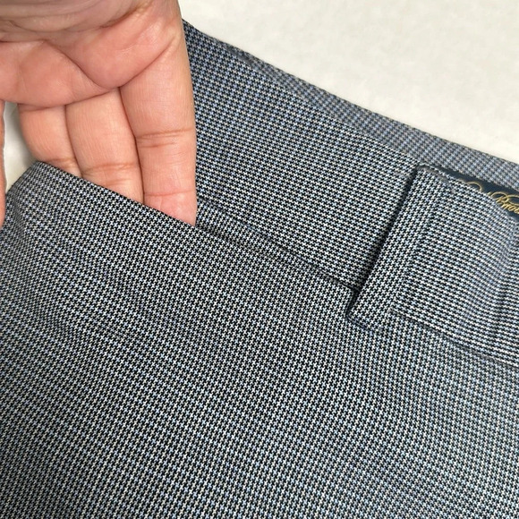 Brooks Brothers Lucia Fit Women’s Size 8 Navy Blue Wool Trousers Work Pants - Picture 6 of 13